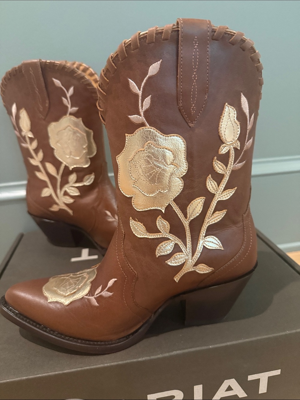 Decorative Boots on Box - Picture 2 of 3